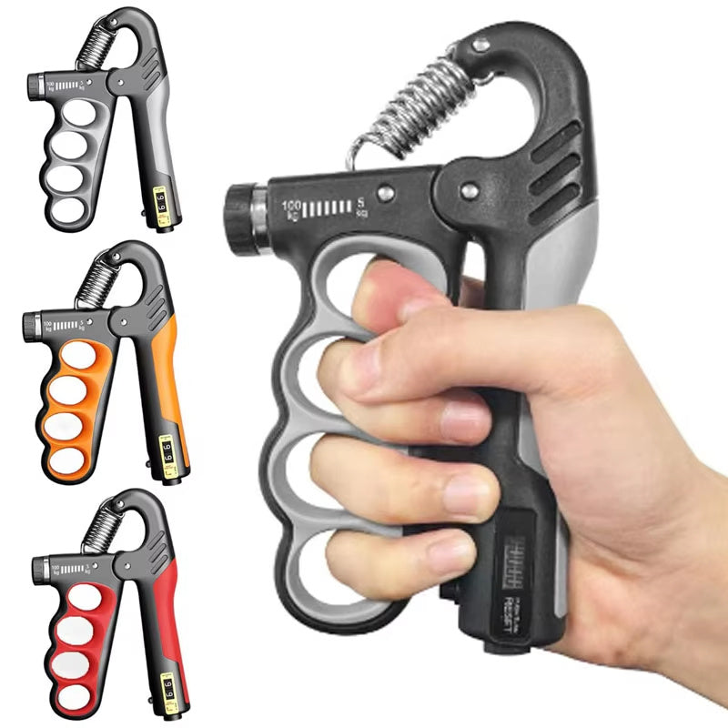 Adjustable Hand Grip Strengthener – 5–100kg Wrist & Forearm Trainer