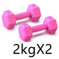 Rubberized Dumbbells – Home Arm & Muscle Training Weights