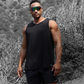 Eucalyptus Performance Tank - Black