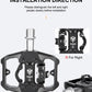 Bicycle Lock Pedal 2 In 1 With Free Cleat For Road Bikes Aluminum Anti-slip Sealed Bearing Lock Accessories Bike Clip In Pedals Cleats Included Suitable For Spin Bike Exercise Bike Indoor Bike