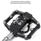 Bicycle Lock Pedal 2 In 1 With Free Cleat For Road Bikes Aluminum Anti-slip Sealed Bearing Lock Accessories Bike Clip In Pedals Cleats Included Suitable For Spin Bike Exercise Bike Indoor Bike