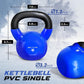 Kettlebell, 5-100 LB Vinyl Coated Cast Iron Strength Training Kettlebells for Home Gym Exercises, Fitness, Full Body Workout Equipment, Push Ups, and Grip Strength