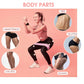 3pcs Resistance Bands for Legs & Butt – Yoga Fitness Workout Set