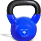 Kettlebell, 5-100 LB Vinyl Coated Cast Iron Strength Training Kettlebells for Home Gym Exercises, Fitness, Full Body Workout Equipment, Push Ups, and Grip Strength